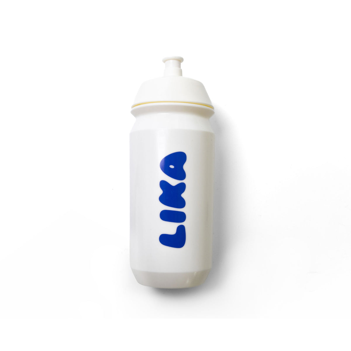 Trinkflasche LIKA: LIKA Trinkflasche 500ml in Weiß mit blauem LIKA Logo